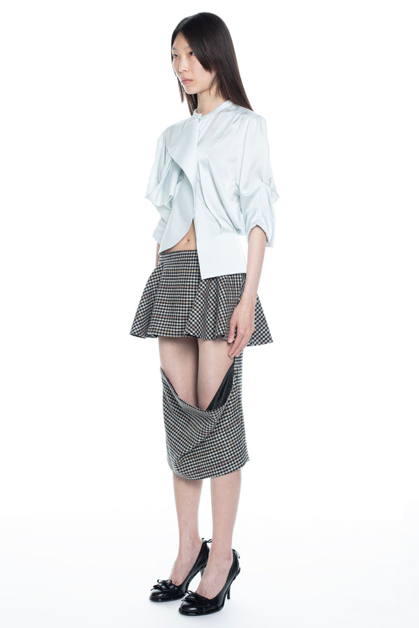 SLICED PENCIL SKIRT in tartan SLICED PENCIL SKIRT in tartan
