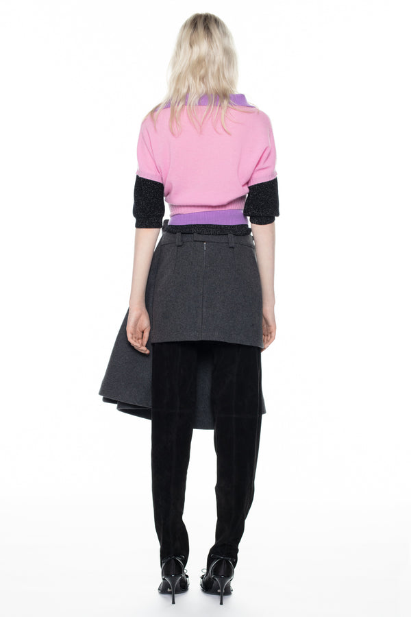 DISPLAY SKIRT in grey DISPLAY SKIRT in grey