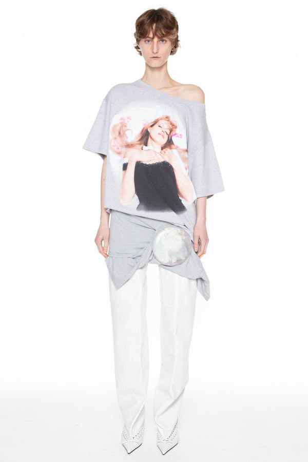 ALLINA SLEEPING T-SHIRT in grey