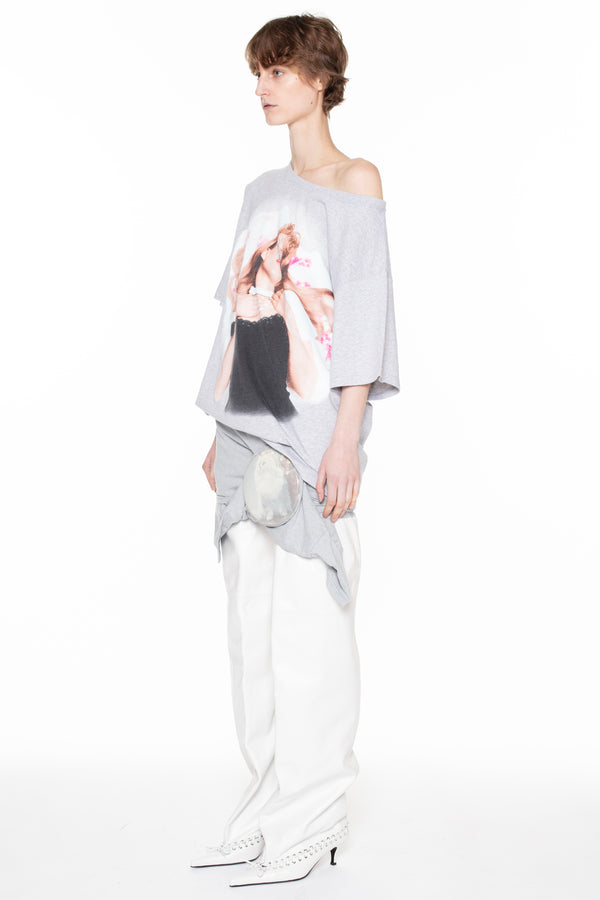 ALLINA SLEEPING T-SHIRT in grey