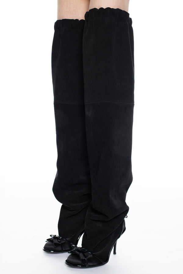 DOUBLE THIGH HIGH in black