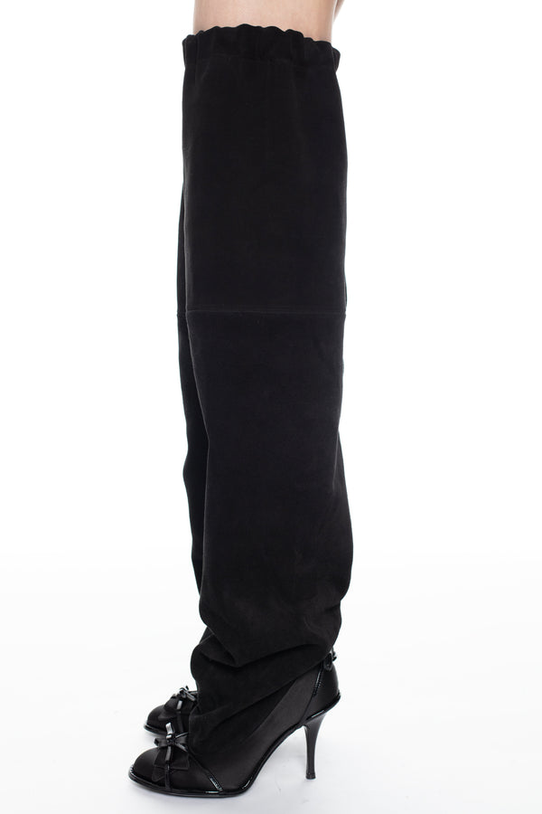 DOUBLE THIGH HIGH in black