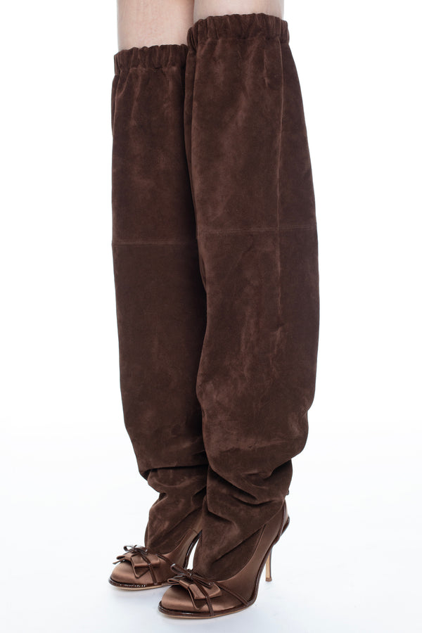 DOUBLE THIGH HIGH in brown