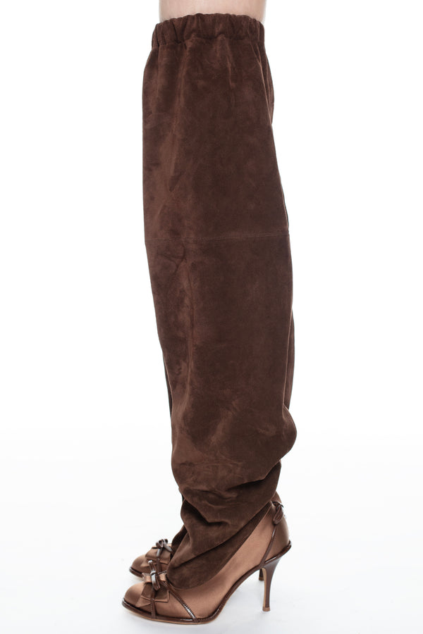 DOUBLE THIGH HIGH in brown