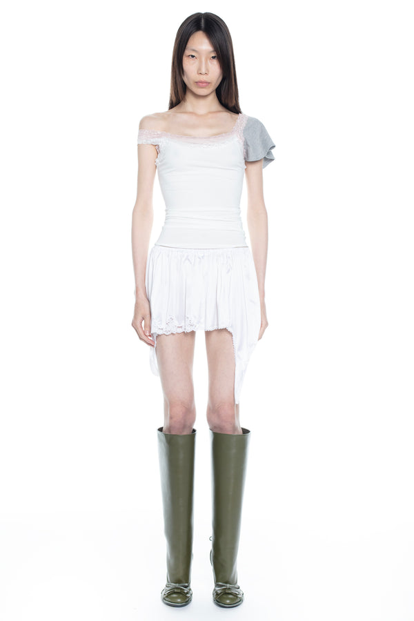 NIGHTGOWN SKIRT in white