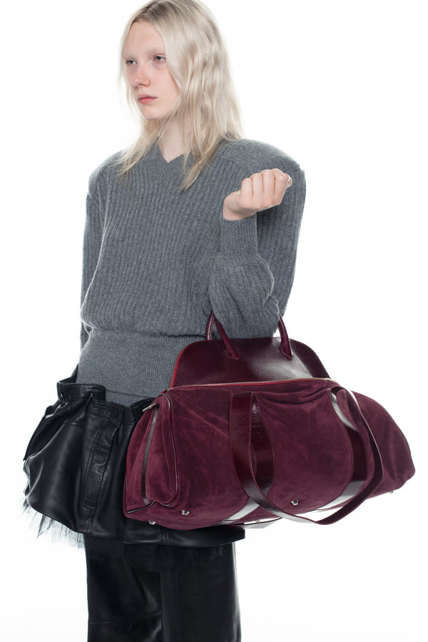 CARRIE BAG in burgundy