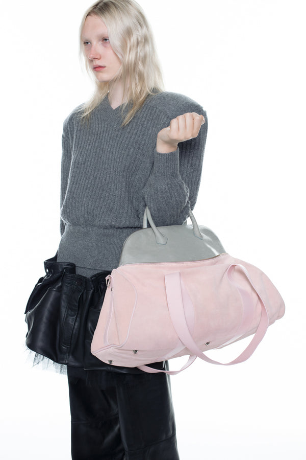 CARRIE BAG in pink and grey