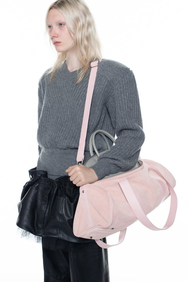 CARRIE BAG in pink and grey