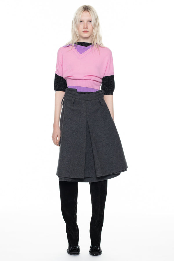 DISPLAY SKIRT in grey