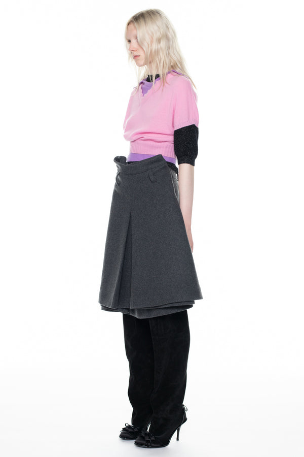 DISPLAY SKIRT in grey