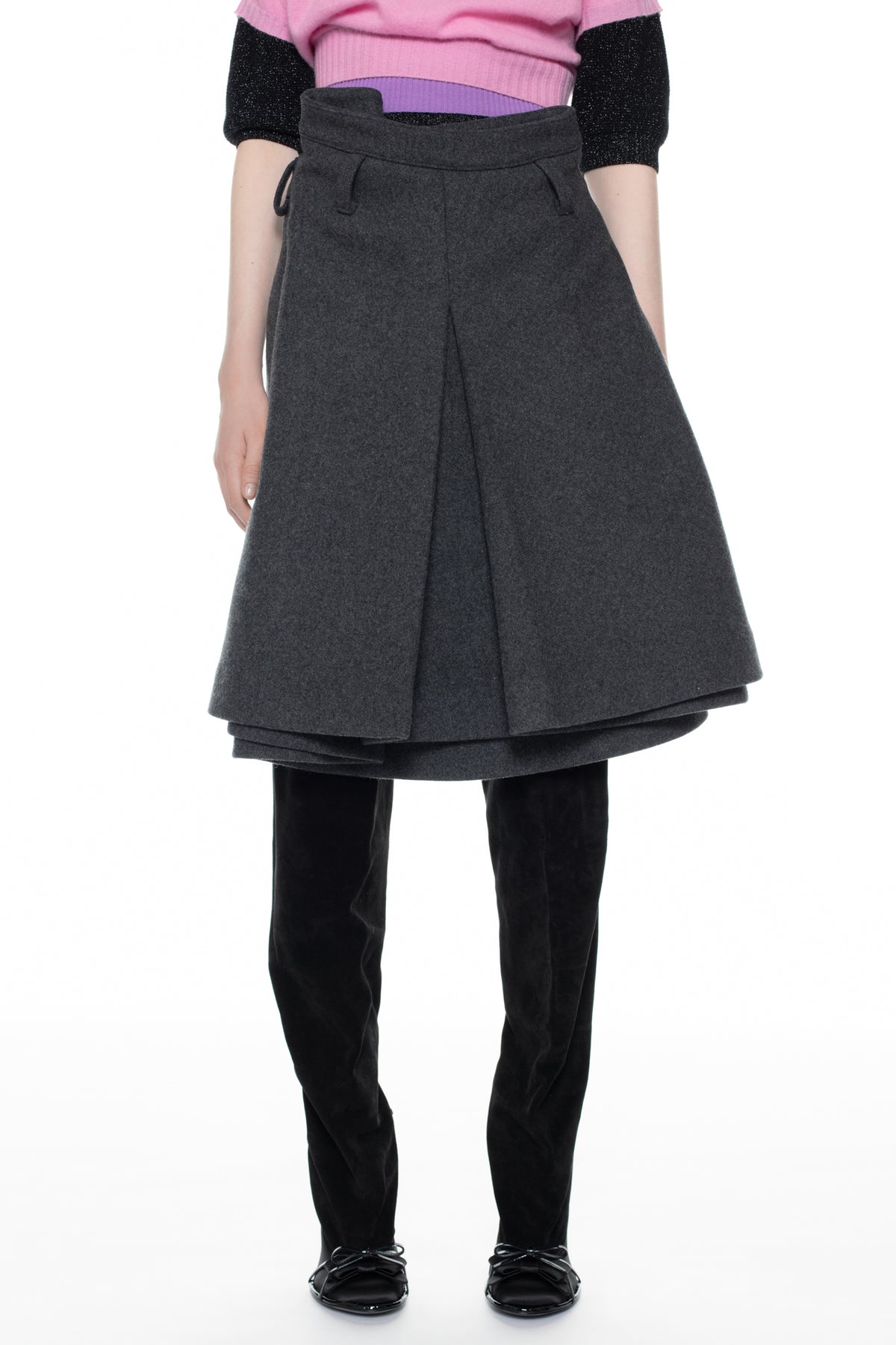 DISPLAY SKIRT in grey
