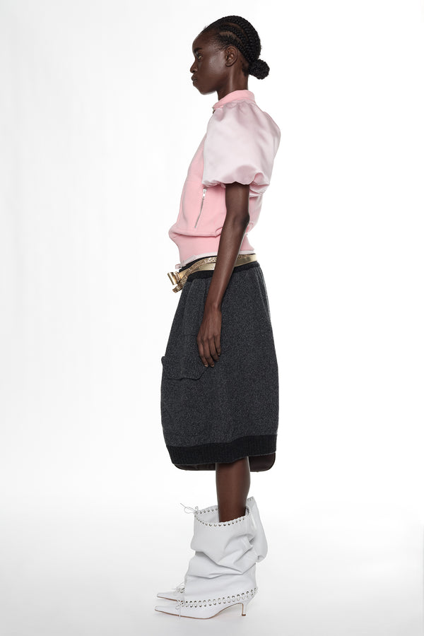 PRINCESS TRACK JACKET in baby pink