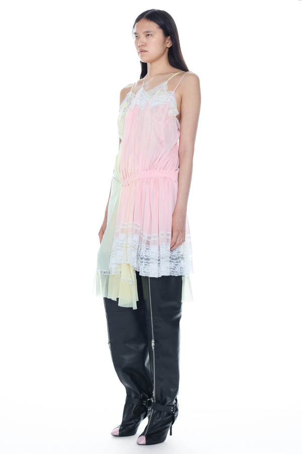 DOUBLE NIGHTGOWN in yellow and pink