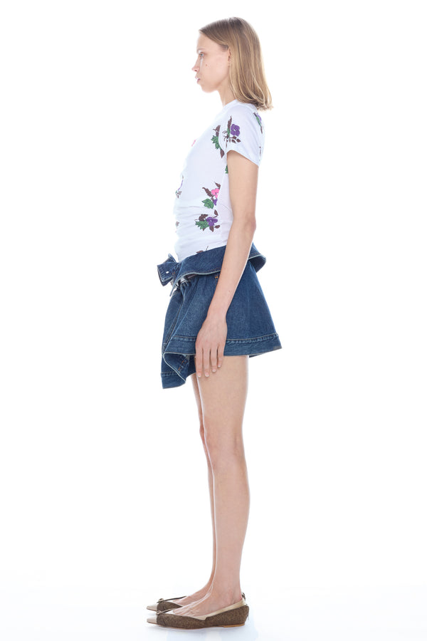 LIFTED T-SHIRT in white floral