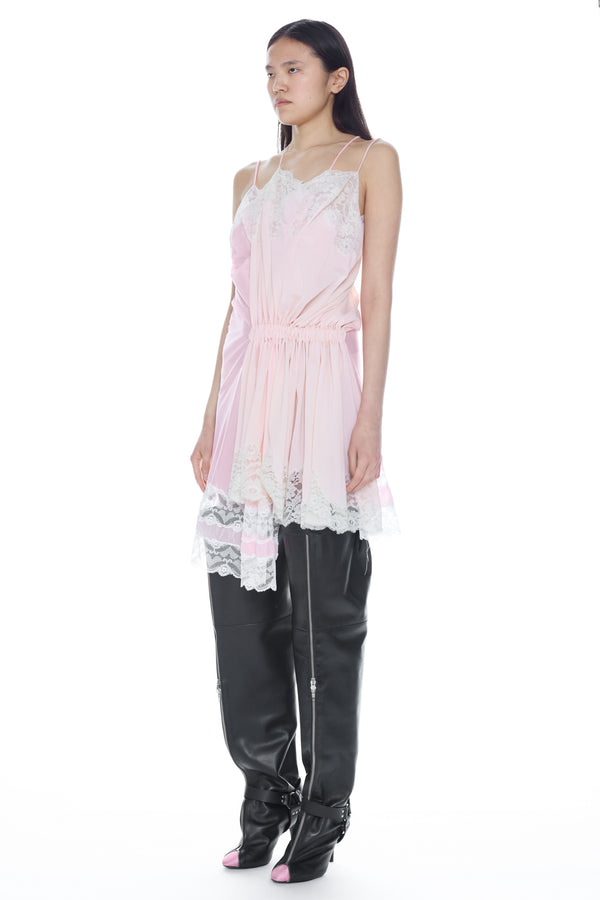 DOUBLE NIGHTGOWN in pink and rose