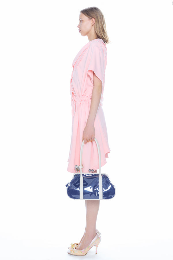 TWISTED DAY DRESS in pink