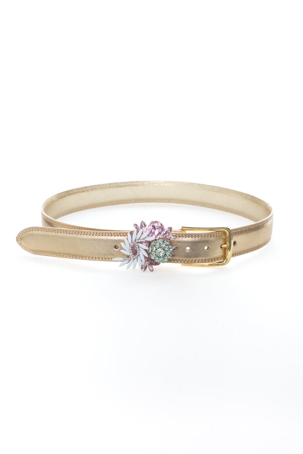 BROOCH BELT in gold